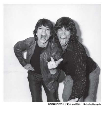 limited edition print by Brian Howell of Mick and Mick